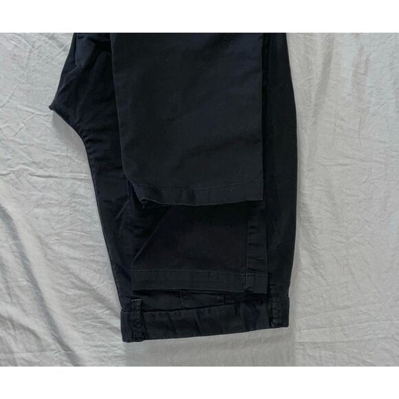 Perk Slim Fit Stretch Flat Front Cotton Chino Pants. Black, Men's 33X30.5. EUC! - Picture 3 of 8